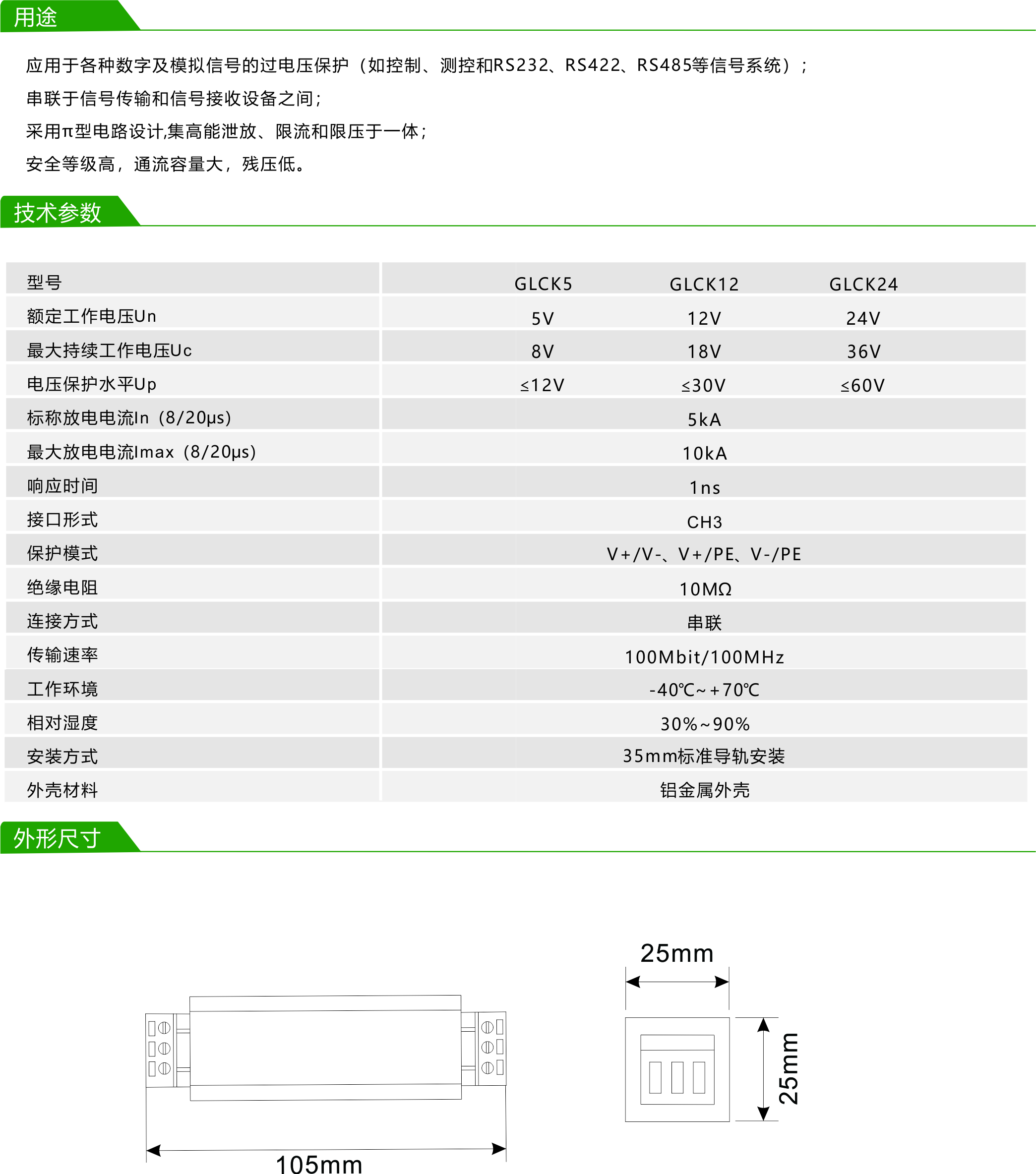 測(cè)控信號(hào)專用浪涌保護(hù)器 水利 機(jī)房 測(cè)控